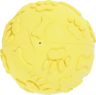 Zolux tugev mängupall koerale 7 cm kollane