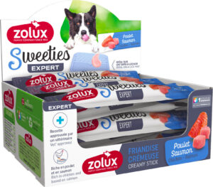 Zolux Sweeties kreemjas maius koertele kana ja lõhe 14 g