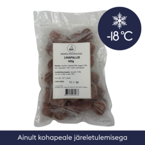 Koon mahe rohumaaveise-lihapallid 600 g