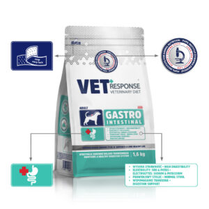 VET RESPONSE eritoit GASTROINTESTINAL seedehäiretega koerale 8 kg