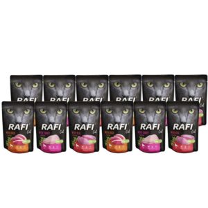 Rafi täisväärtuslik kassitoit 12 x 100 g mix