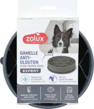 Zolux aeglase söömise kauss hall L 21 cm