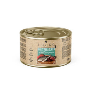 Lugers täisväärtuslik märgtoit kassile forelli ja sardiiniga 185 g