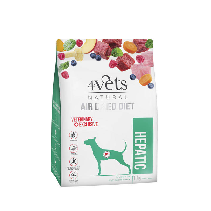 4Vets Natural õhkkuivatatud eritoit koertele maksa toetamiseks 1 kg