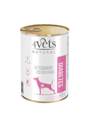 4Vets Natural eritoit koertele diabeedi korral 400 g