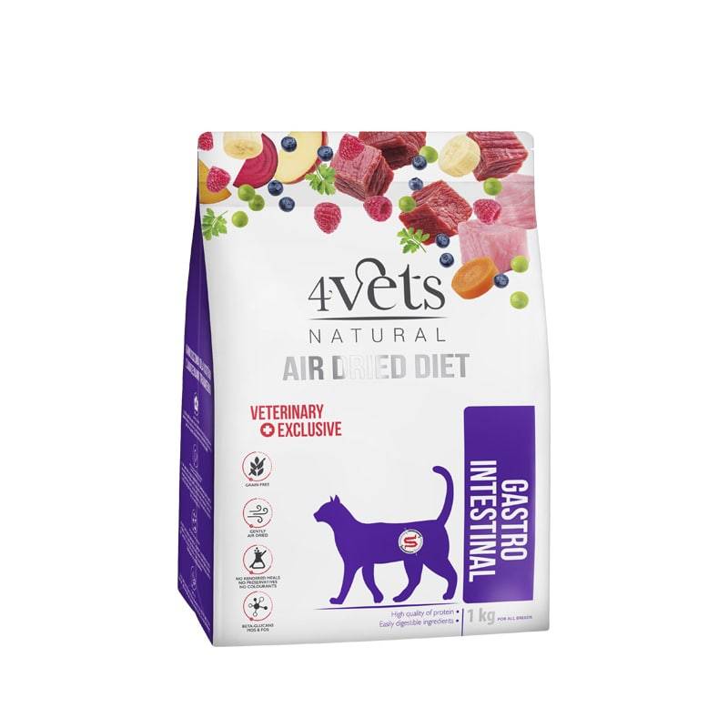 4Vets Natural eritoit kassidele seedimise toetamiseks 1 kg