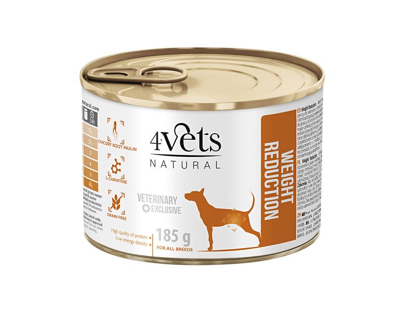 4Vets Natural eritoit koertele kehakaalu vähendamiseks 185 g