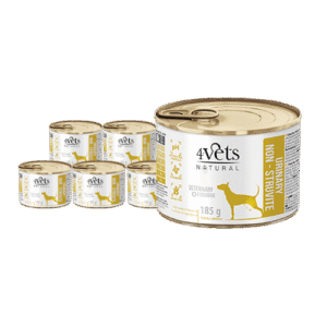 4Vets Natural eritoit koertele kuseteede toetamiseks 6x185 g