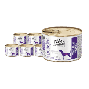 4Vets Natural eritoit koertele seedimise toetamiseks 6x185 g