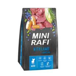 Mini Rafi lambalihaga kuivtoit väikest tõugu täiskasvanud koertele 3 kg