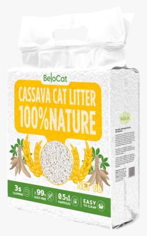 BeloCat Cassava kassiliiv 6L/2,5 kg (sobib automaatsetele liivakastidele)