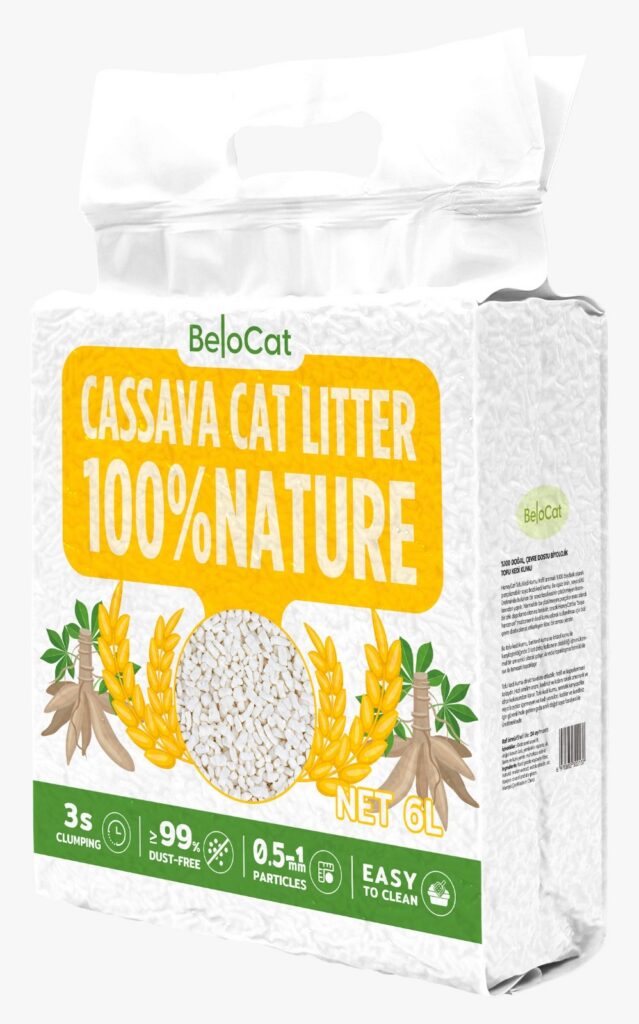 BeloCat Cassava kassiliiv 6L/2,5 kg (sobib automaatsetele liivakastidele)
