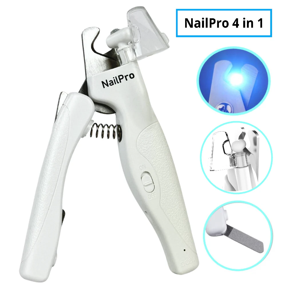 Cerberos NailPro 4-in-1 LED küünekäärid lemmikloomadele