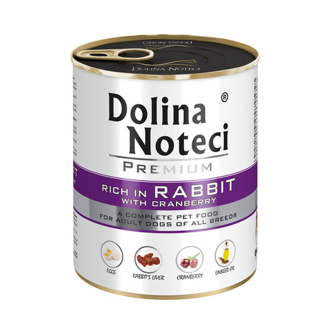 Dolina Noteci Premium täistoit küülikuliha ja jõhvikatega 800 g