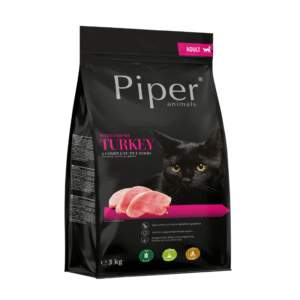 Piper täissööt kalkunilihaga täiskasvanud kassidele 3 kg