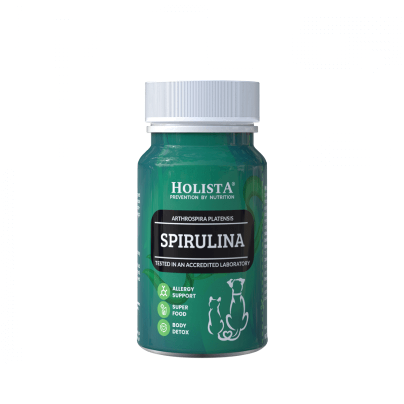 Holista Spirulina - looduslik tugi immuunsusele, seedimisele ja allergiate leevendamiseks 90 tabletti