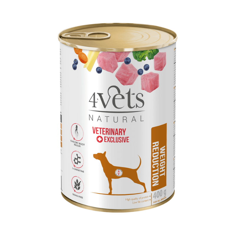 4Vets Natural eritoit koertele kehakaalu vähendamiseks 400 g