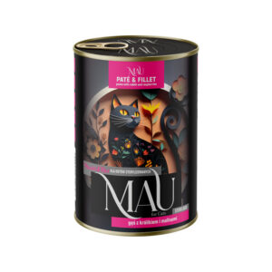 MAU pasteet steriliseeritud kassidele hane, küüliku ja vaarikatega 400 g