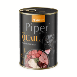Piper koera täissööt vutiliha ja jõhvikatega 400 g