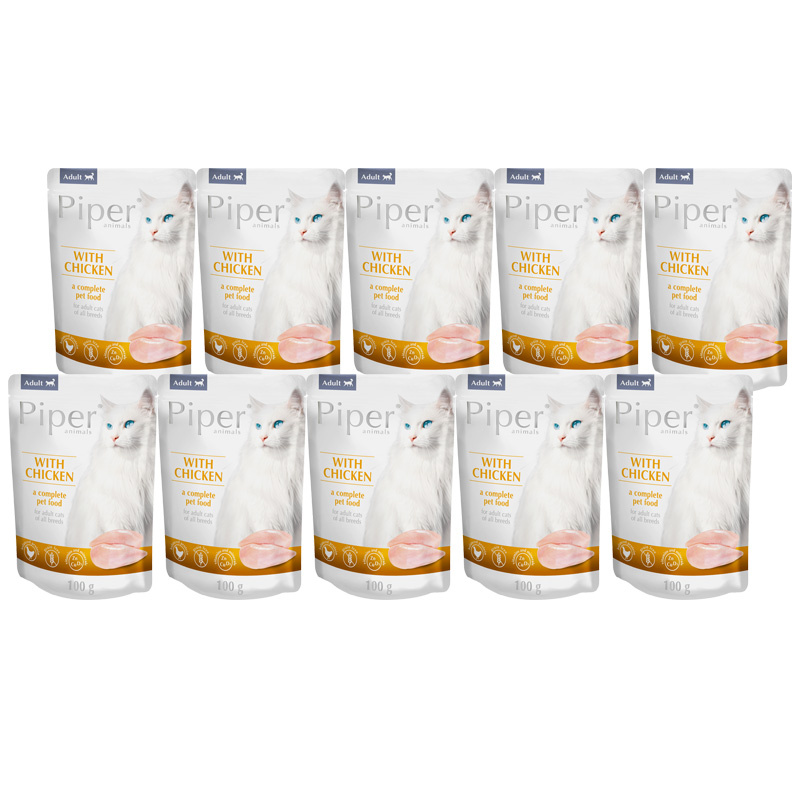 Piper kassikonserv kanaga 10 x 100 g