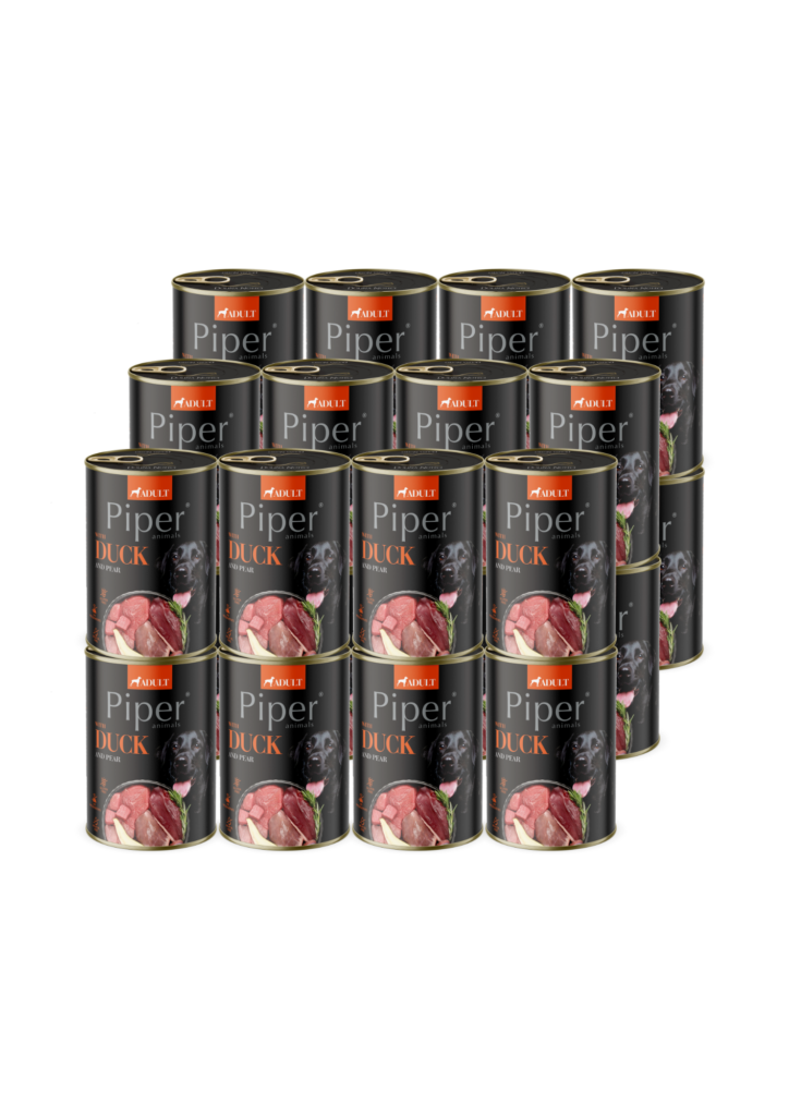 Piper koeratoit pardiliha ja pirniga 24x400 g