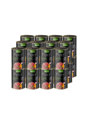 Piper koera täissööt ulukiliha ja kõrvitsaga 24 x 400 g