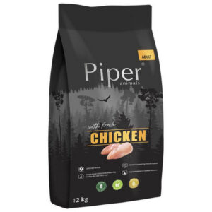 Piper teraviljavaba kuivtoit koertele kanaga 12 kg