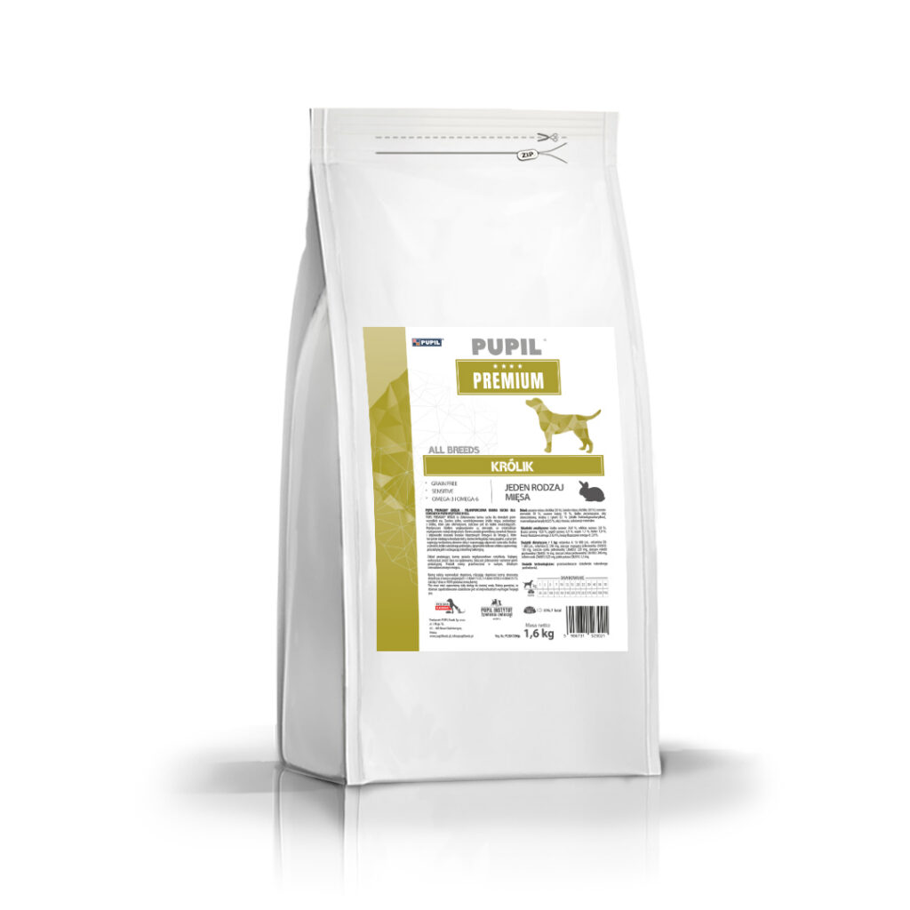 Pupil Premium monoproteiiniga täissööt koertele küülikulihaga 1,6 kg