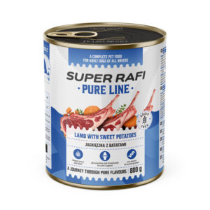 Super Rafi Pure monoproteiiniga täissööt lambaliha ja bataadiga 800 g