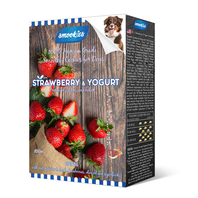 Smookies maasikas & jogurt küpsised