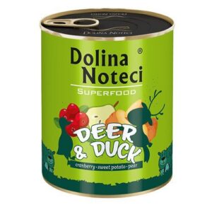 Dolina Noteci Superfood teraviljavaba märgtoit koerale hirve- ja pardilihaga 800 g