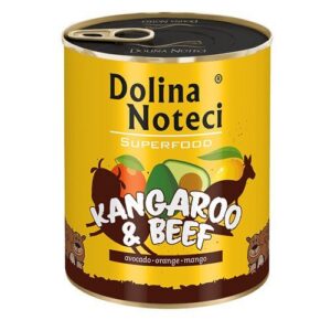 Dolina Noteci Superfood teraviljavaba märgtoit koerale känguru- ja veiselihaga 800 g