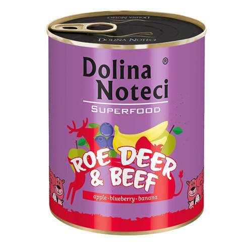 Dolina Noteci Superfood teraviljavaba märgtoit koerale metskitse- ja veiselihaga 800 g