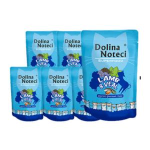 Dolina Noteci Superfood märgtoit kassile lamba- ja vasikalihaga 10 x 85 g