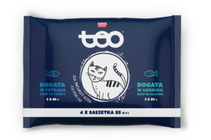 TEO märgtoit kassidele 2x forell, 2x lõhe 4x 85 g