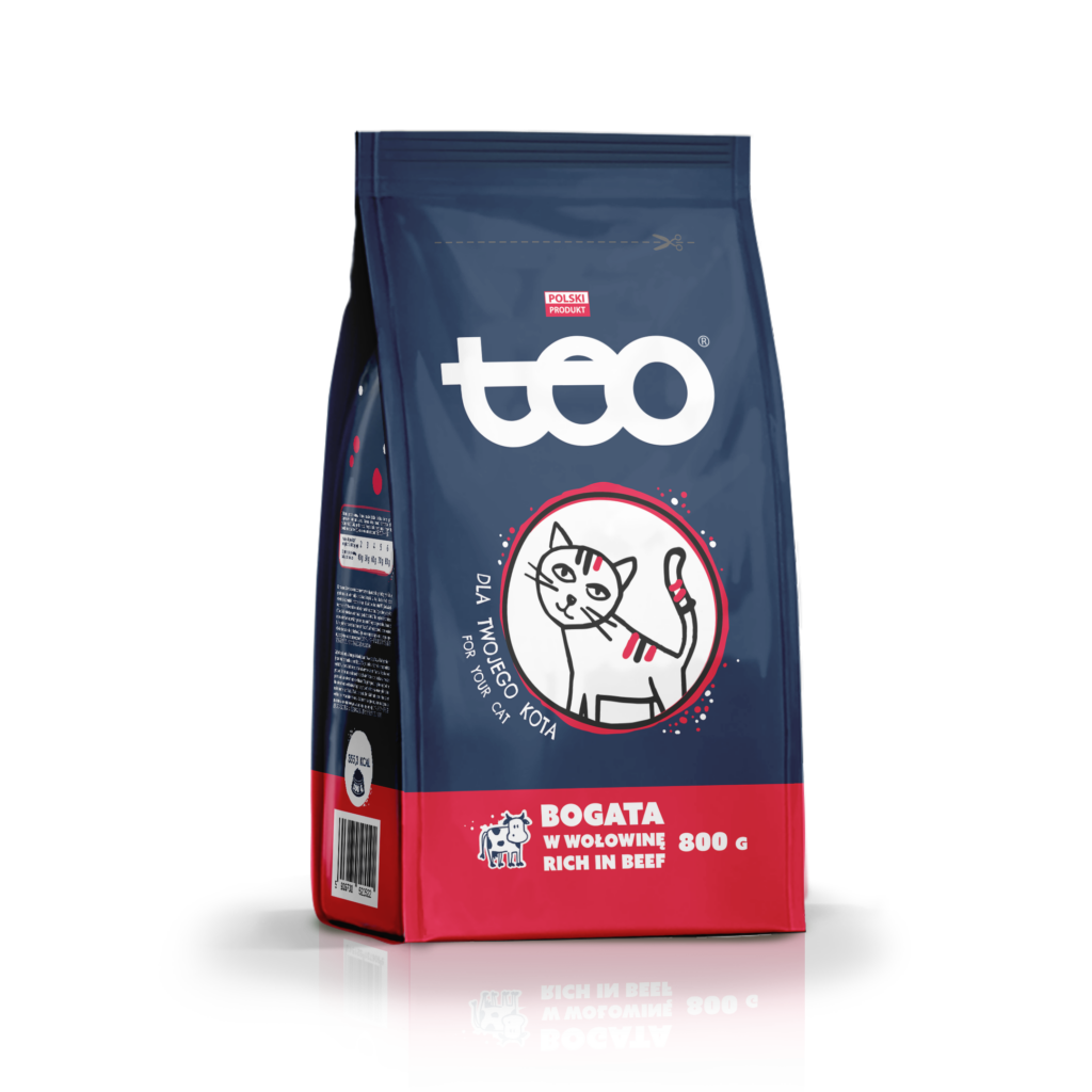 TEO loomalihaga kuivtoit kassidele 800 g