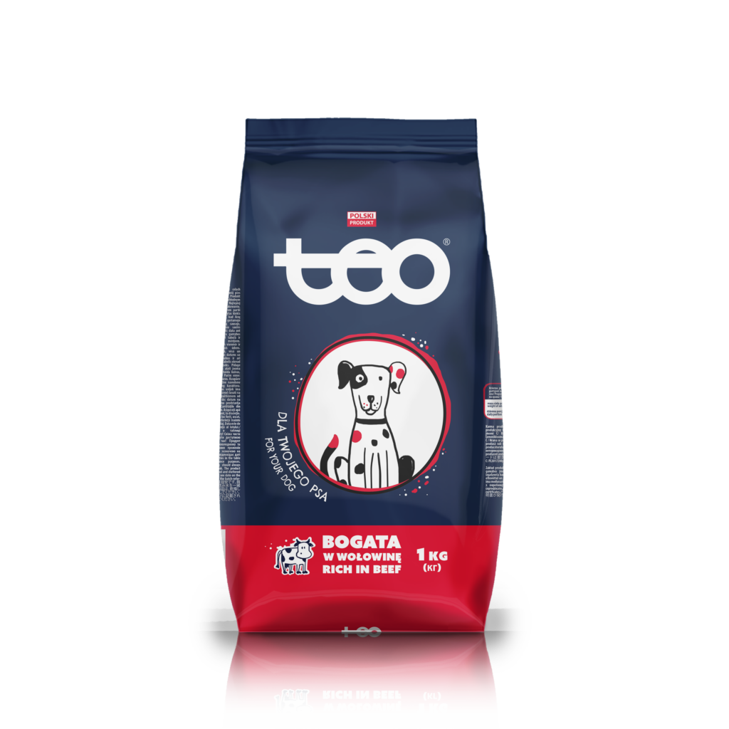 TEO loomalihaga kuivtoit koertele 1 kg