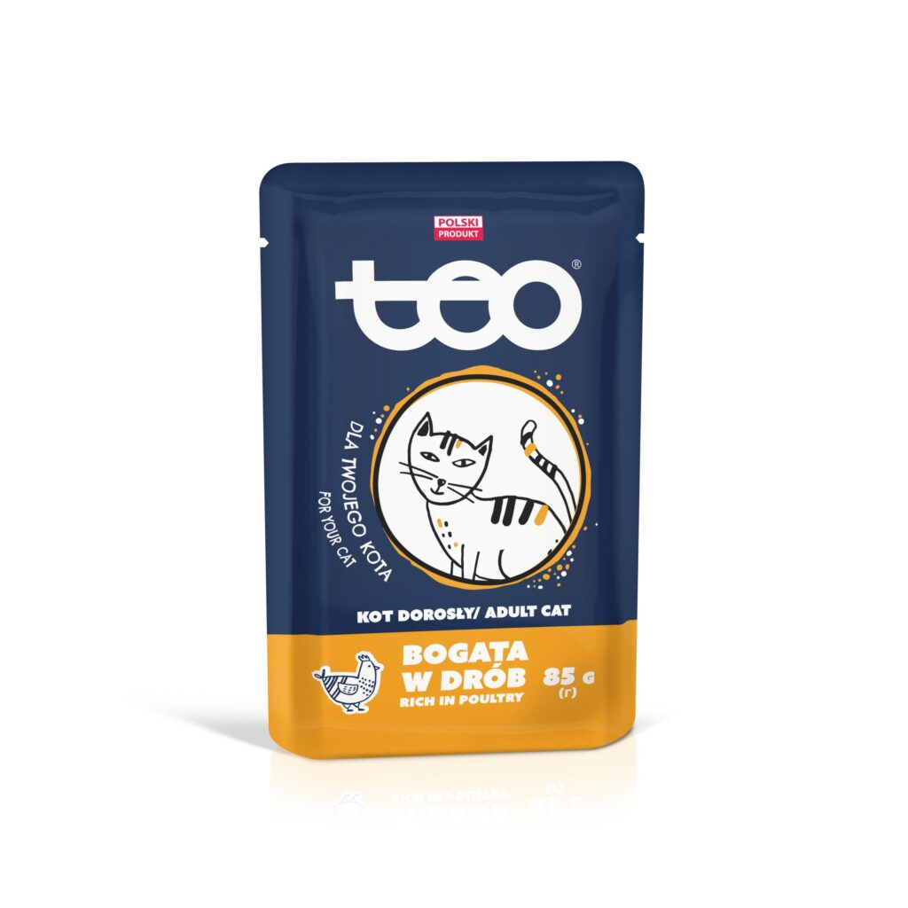 TEO märgtoit kassidele linnulihaga 85 g