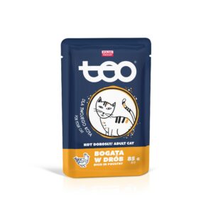 TEO märgtoit kassidele linnulihaga 85 g