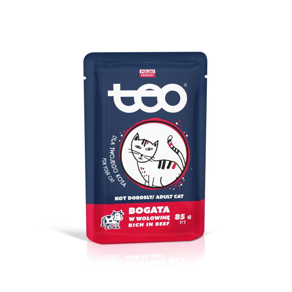 TEO märgtoit kassidele loomalihaga 85 g