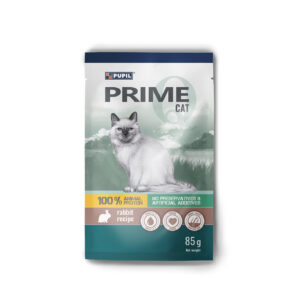 Pupil Prime märgtoit (tükid kastmes) kassile küülikuga 85g