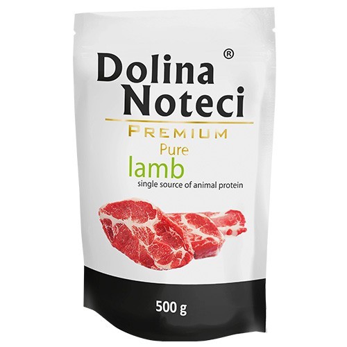 Dolina Noteci Premium Pure märgtoit lambalihaga täiskasvanud koertele 500 g