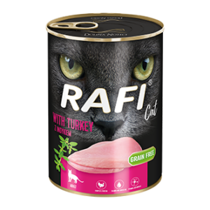 Rafi täisväärtuslik kassi märgtoit kalkunilihaga 400 g