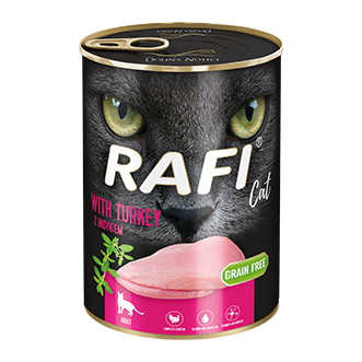 Rafi täisväärtuslik kassi märgtoit kalkunilihaga 400 g