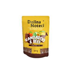 Dolina Noteci Superfood märgtoit koerale teraviljavaba supertoit känguru- ja veiselihaga 300 g