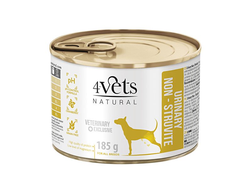4Vets Natural eritoit koertele kuseteede toetamiseks 185 g