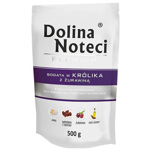 Dolina Noteci Premium täistoit küülikuliha ja jõhvikatega 500 g