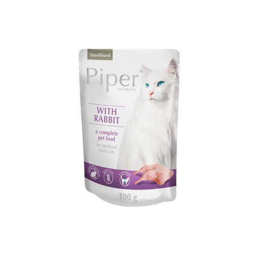 Piper kassitoit küülikulihaga 100 g - steriliseeritud kassidele