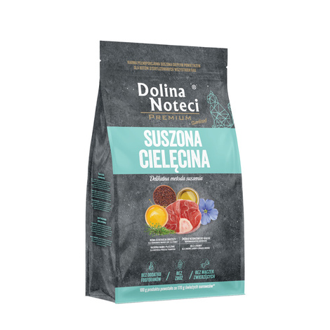 Dolina Noteci Premium õhkkuivatatud ster. kassi täissööt vasikalihaga 2kg