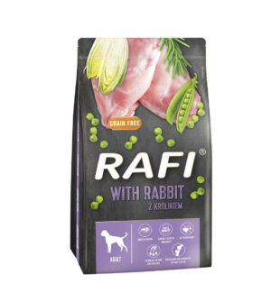 Rafi täisväärtuslik kuivtoit küülikulihaga 10 kg